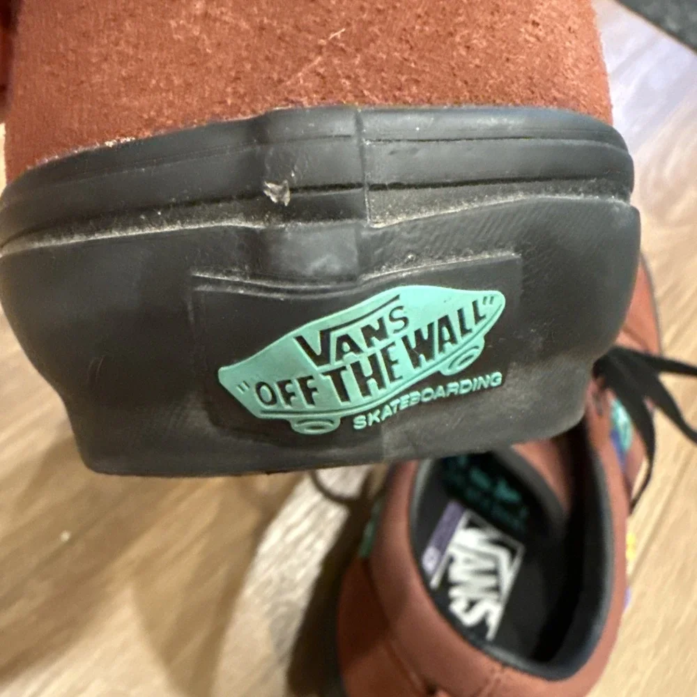 Frog Skateboards x Vans Skate Old Skool Rust Color Popcush Retro Style Size 10